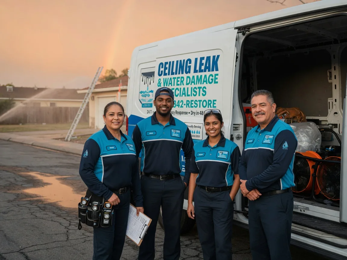 Ceiling Leak Cleanup company in Covelo, CA